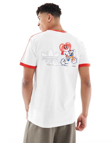 adidas Originals - T-shirt bianco nuvola - view 1