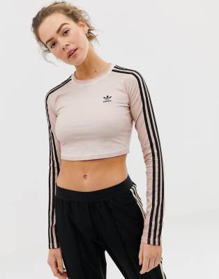 crop top adidas maniche lunghe