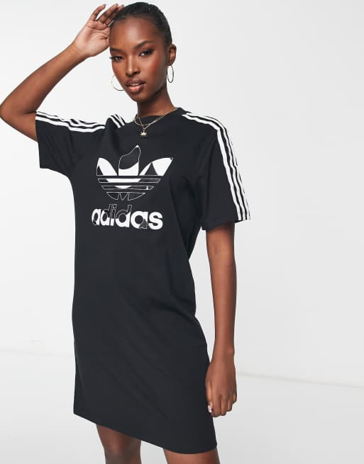 Adidas shirt sale dress black