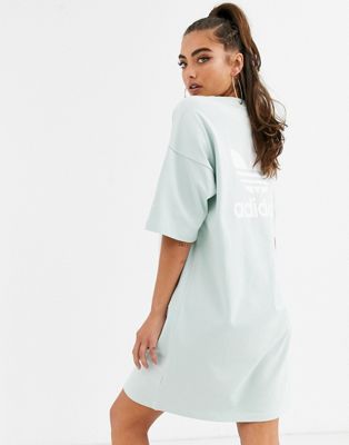 adidas Originals t-shirt dress in mint 