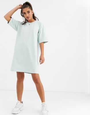 green adidas t shirt dress