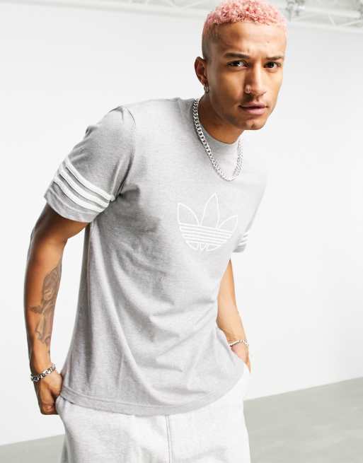 Adidas originals 2025 t shirt grey