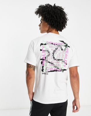 adidas Originals t-shirt in white with graphic back print | ASOS