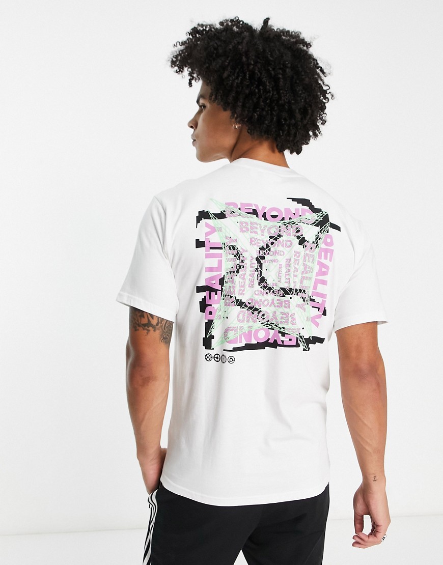adidas Originals t-shirt in white with graphic back print