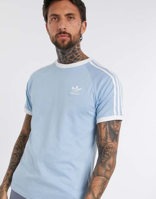 adidas shirt light blue