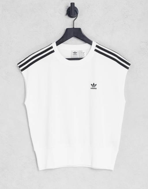 Adidas originals hotsell t shirt white