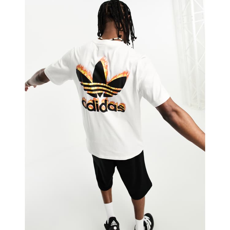 Adidas shirt clearance white