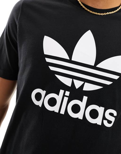 Adidas trefoil logo store t shirt