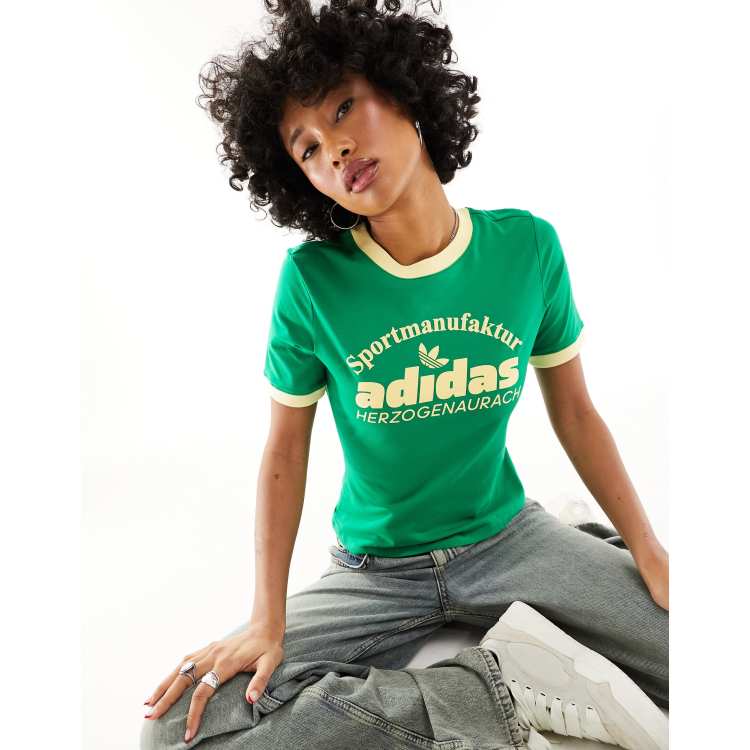 Adidas retro t store shirt women's