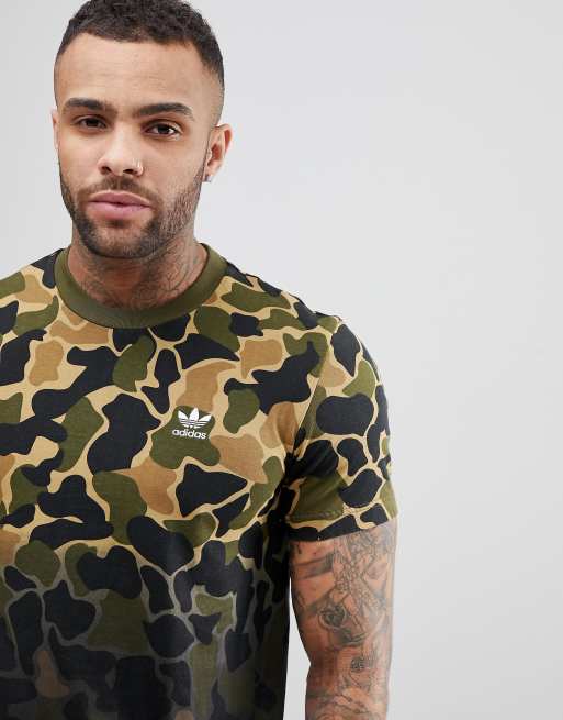 T shirt adidas store verde militare