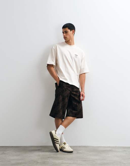 adidas Originals T-Shirt mit Cowboy-Print in Weiß, 5 von 5