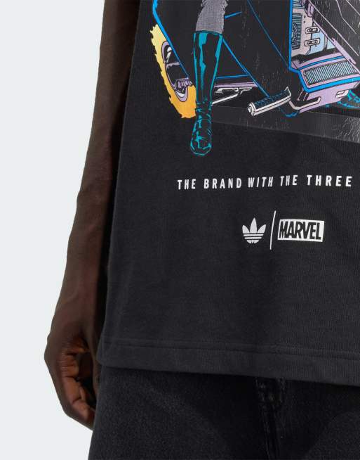 T-shirt Marvel Comics - Noir Avec Graphique - Taille XL - Occasion Très Bon état