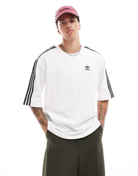 adidas Originals - T-shirt oversize bianca - view 1