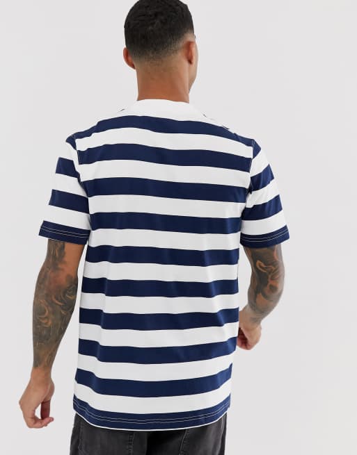 Tee shirt adidas rayé best sale