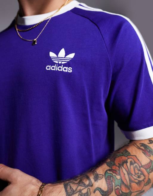 Adidas original 3 stripe california t shirt clearance