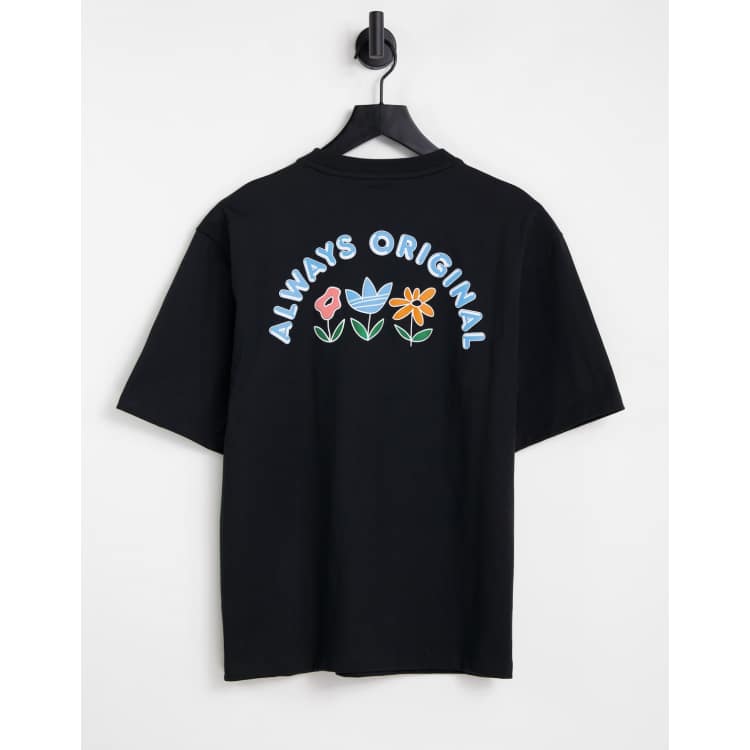 ★★送料無料★★adidas Originals MEN'S BACK GRAPHIC T-SHIRT adidas Originals t-shirt in black with back graphic | ASOS