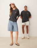 [adidas Originals] adidas Originals t-shirt with chilli graphic in black L Grey