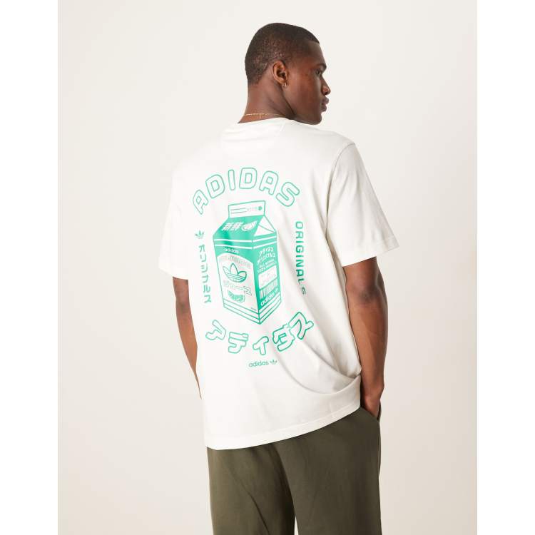 adidas Originals t-shirt with Japanese back graphic in white | ASOS