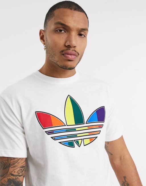 Adidas t shirt rainbow new arrivals