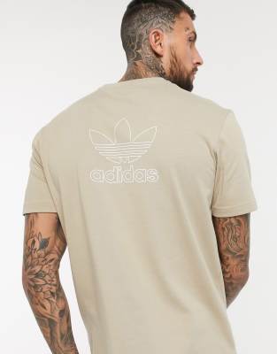 beige adidas t shirt