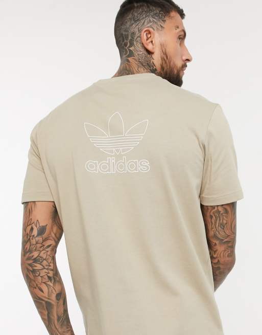 Adidas originals store t shirt beige