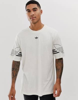 adidas beige t shirt