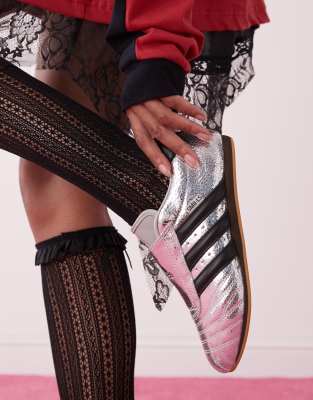 adidas Originals - Taekwondo - Baskets - Argenté métallisé et noir