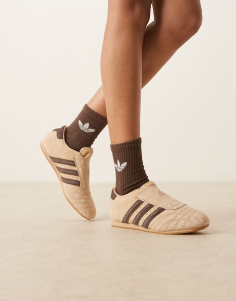 adidas Originals – Taekwondo – Jasnobrązowe buty sportowe - view 1