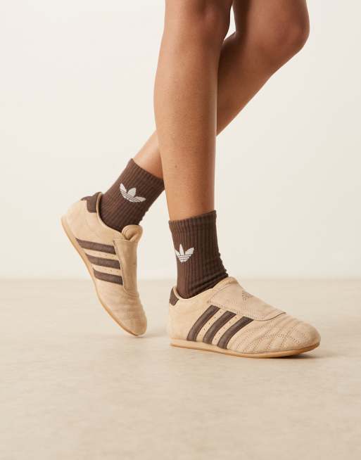 adidas Originals – Taekwondo – Jasnobrązowe buty sportowe