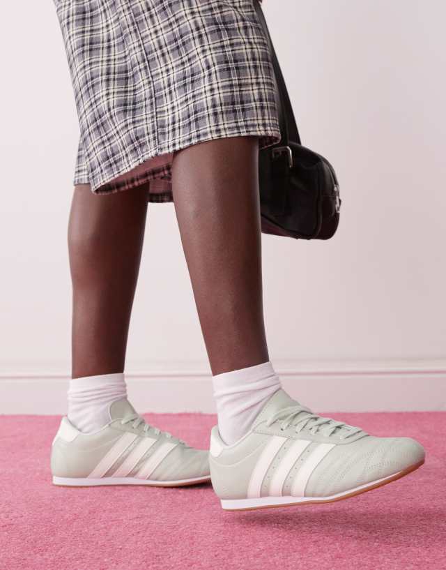 adidas Originals Taekwondo lace sneakers in light green | ASOS