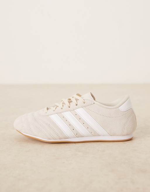 adidas Originals Taekwondo lace trainers in beige and white ASOS