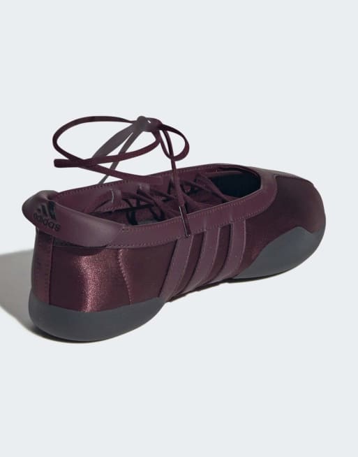 adidas Originals – Taekwondo Mei – Ballerinas in Kastanienbraun, 3 von 4