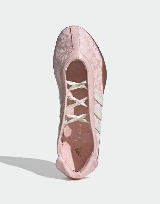 adidas Originals – Taekwondo Mei – Ballerinas in Rosa mit Blumendetail, 2 von 4