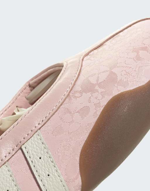 adidas Originals – Taekwondo Mei – Ballerinas in Rosa mit Blumendetail, 4 von 4