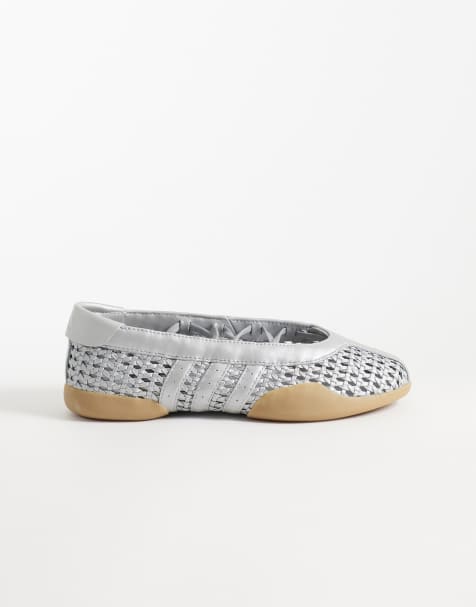 adidas Originals - Taekwondo Mei - Ballerine color argento intrecciate - view 1