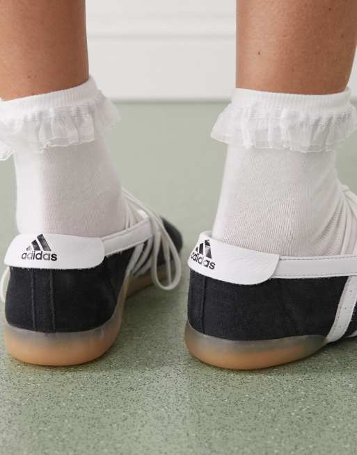 adidas Originals Taekwondo Mei ballet flats in black