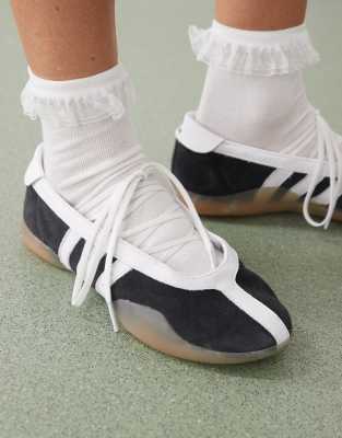 adidas Originals Taekwondo Mei ballet flats in black
