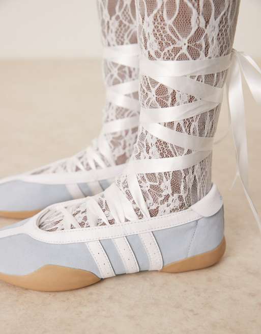 adidas Originals Taekwondo Mei ballet flats in blue