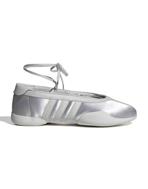 adidas Originals Taekwondo Mei ballet flats in silver - view 1
