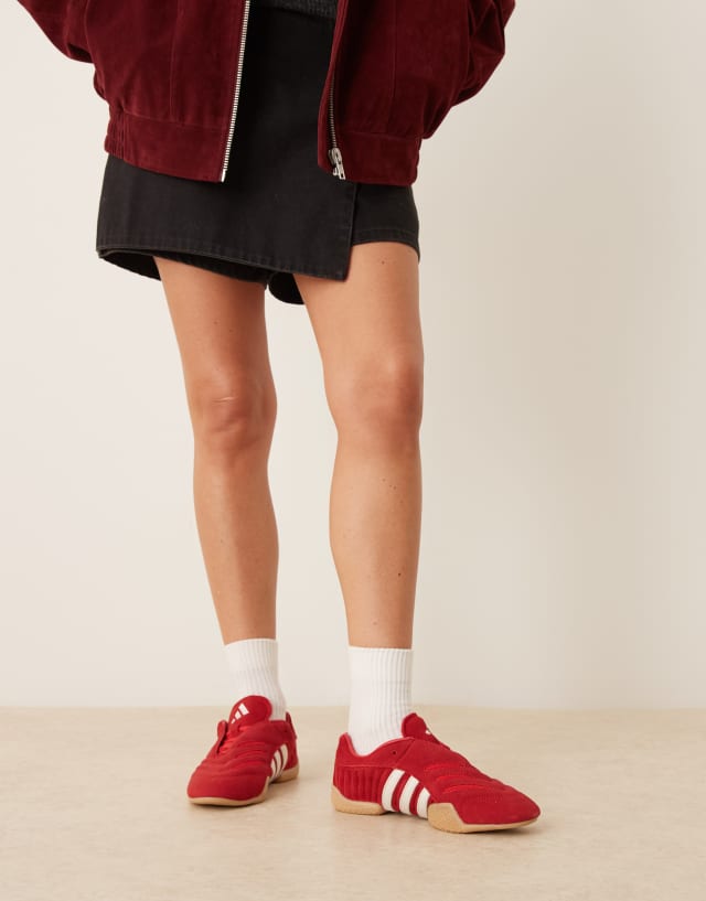 新品  TAEKWONDO MEI ELITE W 赤 26.5 adidas Originals Taekwondo Mei Elite sneakers in red | ASOS