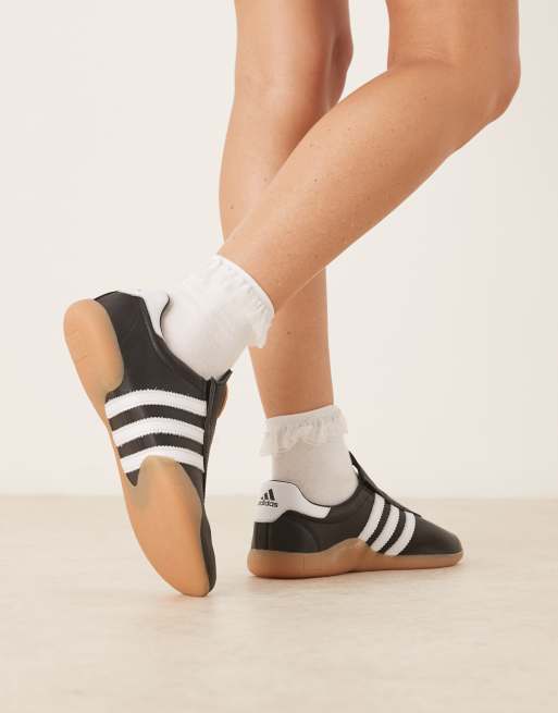 adidas Originals Taekwondo Mei trainers in black and white