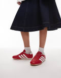 [adidas Originals] adidas Originals Taekwondo sneakers in red and white 42 RED