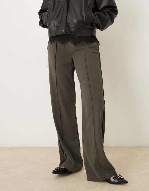 adidas Originals tailored track pants in brown and black | ASOS
