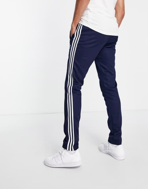 Anholdelse Kritisk Rusten adidas Originals Tall adicolor Beckenbauer track pants in navy | ASOS