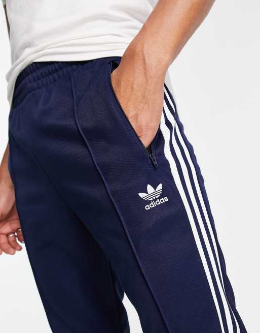 Adidas beckenbauer track pants blue sale