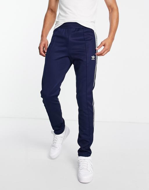 adidas Originals Tall adicolor Beckenbauer track pants in navy