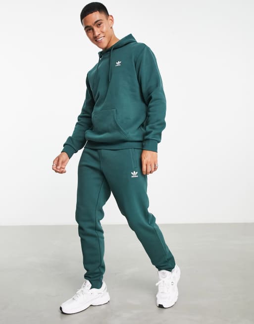 Green hot sale hoodie adidas