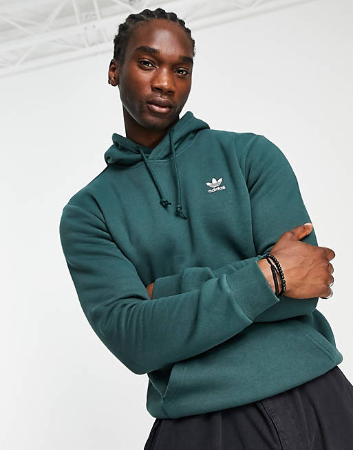 Orkan Staple Trickle adidas Originals Tall essentials hoodie in mineral green | ASOS