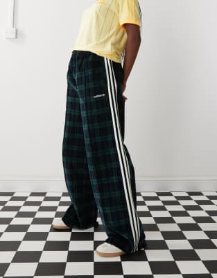 adidas Originals - Tartan - Hose mit Schottenkaro-Marineblau