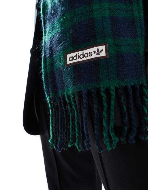 Adidas Tartan Plaid Scarf アディダス マフラー スカーフ adidas】売り切れ前に！ タータンチェック スカーフ オシャレ